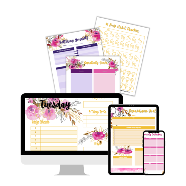 Quarterly Journal Planner Pages