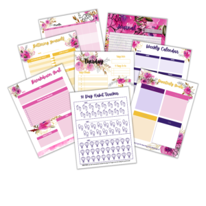 Fillable Undated Quarterly Printable Journal Planner