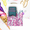 Printable Glitter Dots and Flag Birthday Card PDF - Image 6