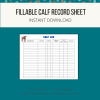 teal background, fillable calf record sheet, instant download on white stripe. Bottom printable pdf, multiple pages, download and print as many as you want, shows calf log with name, number, birthdate, Bull, Heifer, Parents Tag Numbers, Owner