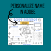 Personalize Name in Adobe with arrow pointing to yellow area to personalize. Color signals, trains, tickets, and more. Design Train Station Sign. Games - Tic-Tac-Toe, word search, maze, word scramble, and more. shows other train symbols